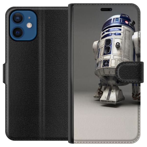 Kompatibel Tegnebogsetui til Apple iPhone 12 R2D2 Star Wars
