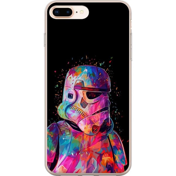 Kompatibelt Mobilskal till Apple iPhone 8 Plus Star Wars Stormtrooper