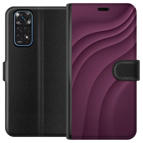 Kompatibelt Lommeboketui til Xiaomi Redmi Note 11 Plommebevegelse