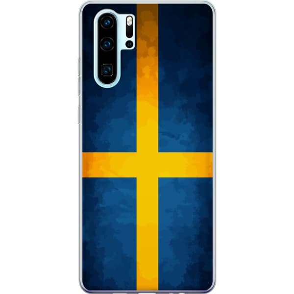 Kompatibel Mobilcover til Huawei P30 Pro Svenska flaggan