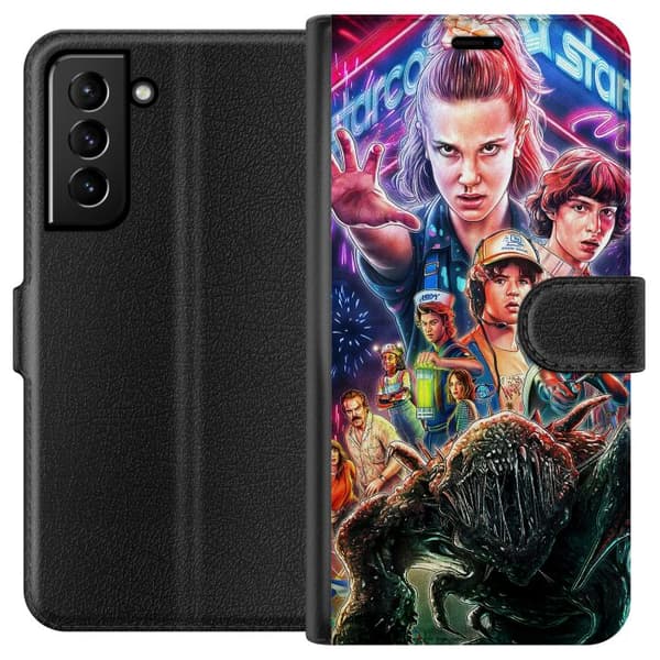 Kompatibelt Plånboksfodral till Samsung Galaxy S21+ 5G Stranger Things