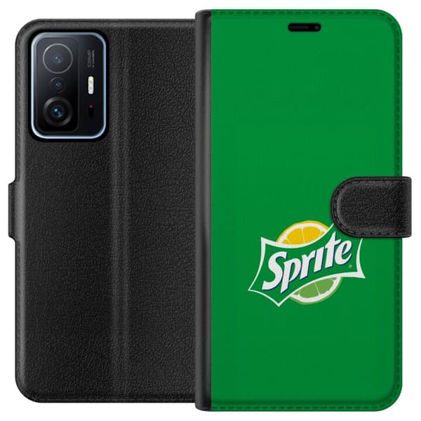Kompatibel Tegnebogsetui til Xiaomi 11T Grøn drik-inspireret citrondesign