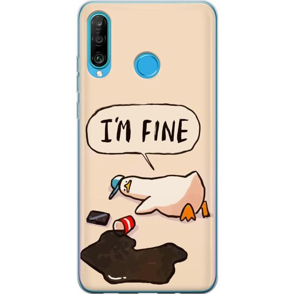 Kompatibelt Mobilskal till Huawei P30 lite Full Anka