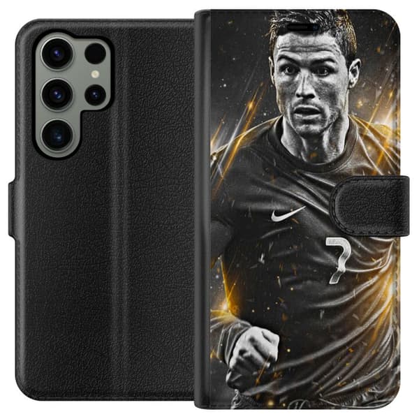 Kompatibel Tegnebogsetui til Samsung Galaxy S23 Ultra Ronaldo