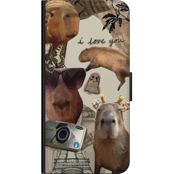 Kompatibelt Plånboksfodral till Samsung Galaxy A20s Capybara