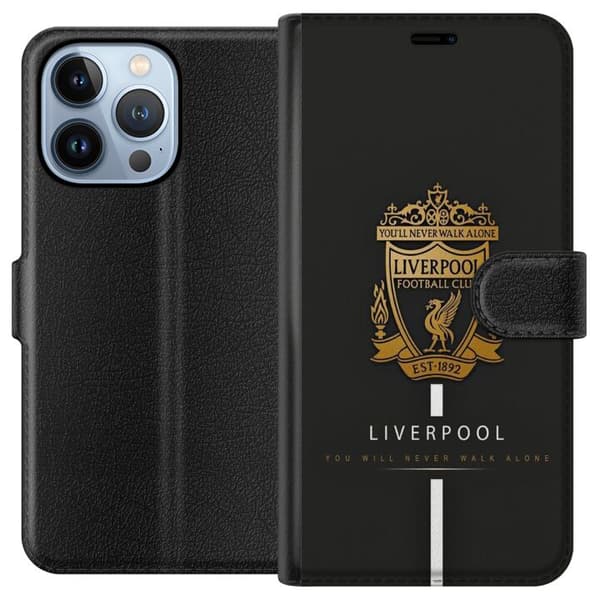 Kompatibel Tegnebogsetui til Apple iPhone 13 Pro Liverpool L.F.C.