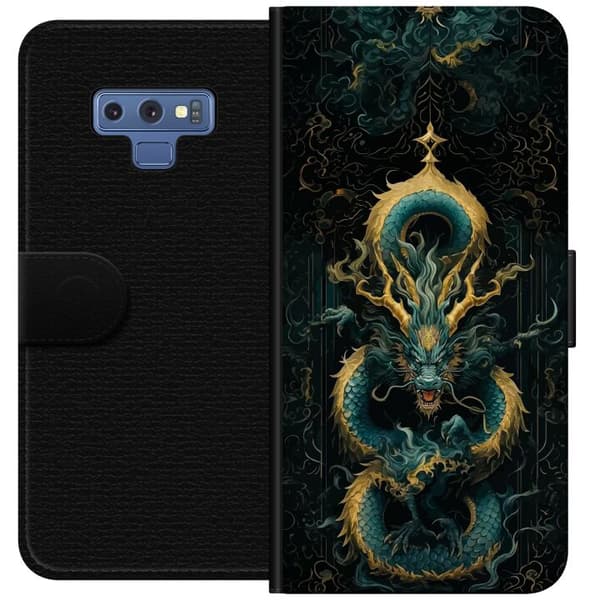 Kompatibel Tegnebogsetui til Samsung Galaxy Note9 Asiatisk drake