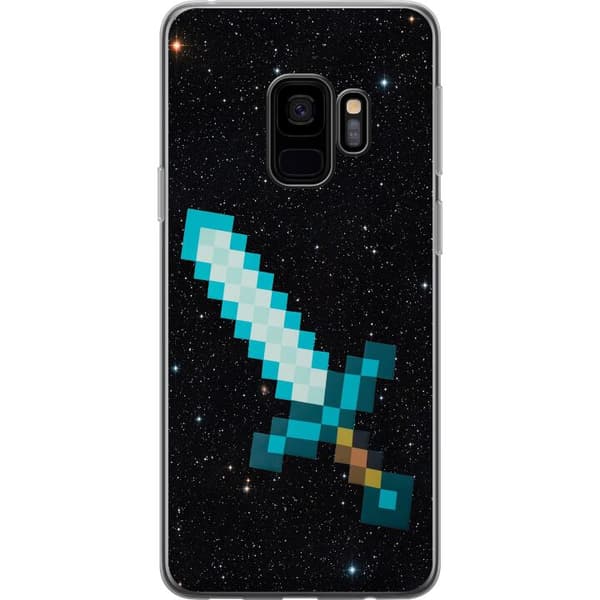 Kompatibelt Mobilskal till Samsung Galaxy S9 Minecraft Svärd