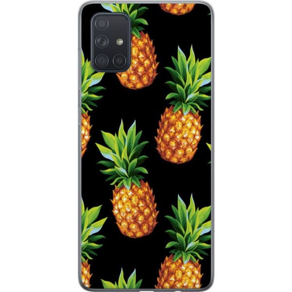 Kompatibelt Mobildeksel til Samsung Galaxy A71 Ananas