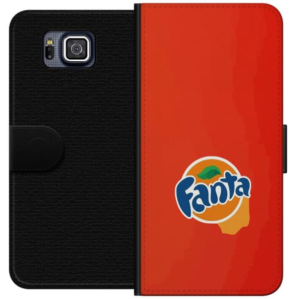 Kompatibel Tegnebogsetui til Samsung Galaxy Alpha Elegant appelsinformation design