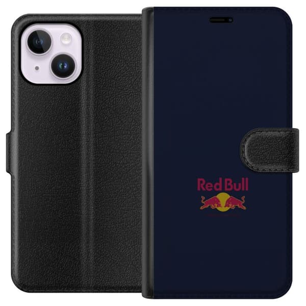 Kompatibelt Lommeboketui til Apple iPhone 15 Plus Sleek racinginspirert design