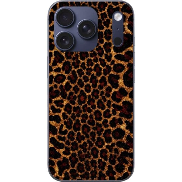 Kompatibelt Mobildeksel til Apple iPhone 18 Pro Leopardikon