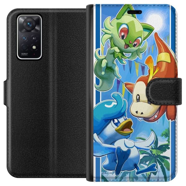 Kompatibelt Plånboksfodral till Xiaomi Redmi Note 11 Pro 5G Pokemon Team