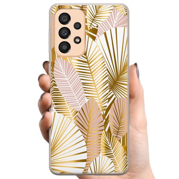 Kompatibelt Mobildeksel til Samsung Galaxy A33 5G Gull