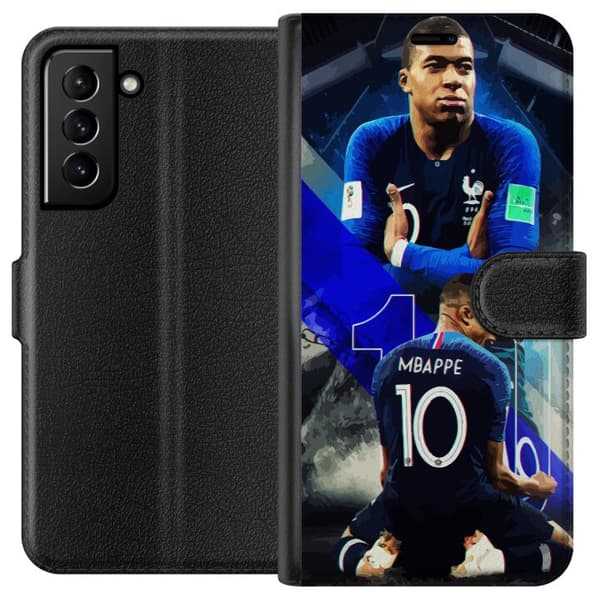 Kompatibel Tegnebogsetui til Samsung Galaxy S21+ 5G Kylian Mbappé