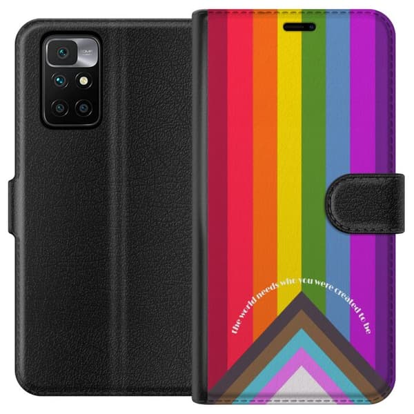 Kompatibel Tegnebogsetui til Xiaomi Redmi 10 Hej verden!