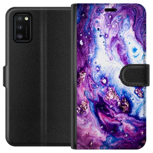 Kompatibel Tegnebogsetui til Samsung Galaxy A41 Lilac