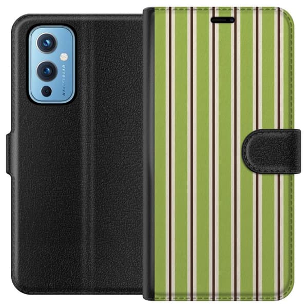 Kompatibelt Lommeboketui til OnePlus 9 Match linjer