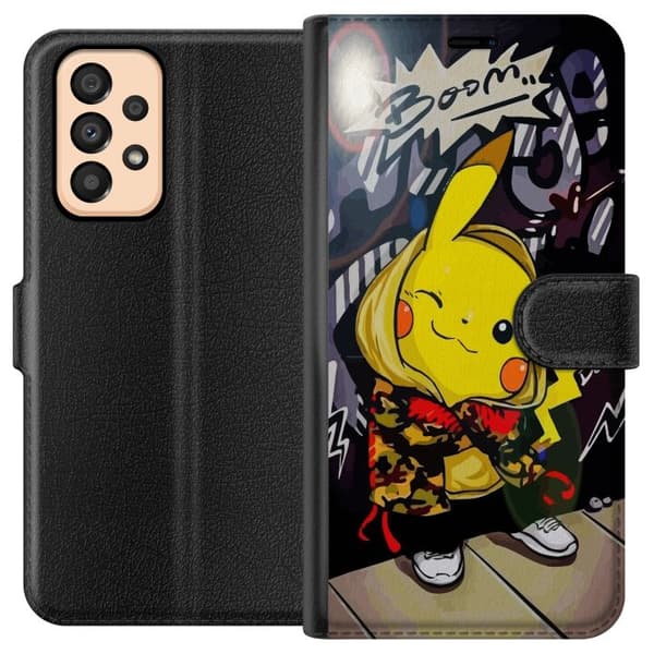 Kompatibel Tegnebogsetui til Samsung Galaxy A33 5G Pikachu