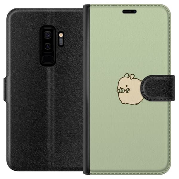 Kompatibel Tegnebogsetui til Samsung Galaxy S9+ Bunny