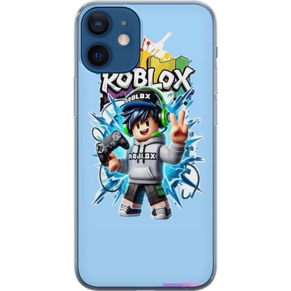 Kompatibel Mobilcover til Apple iPhone 12 Roblox-gamerfigur med headset og controller