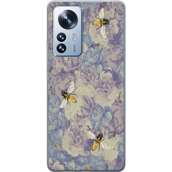 Kompatibelt Mobilskal till Xiaomi 12 Pro Bin Blommor
