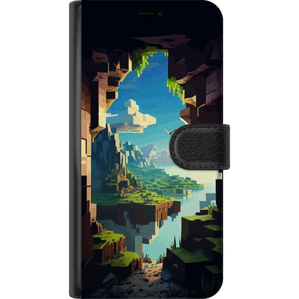 Kompatibelt Plånboksfodral till Samsung Galaxy A20e Minecraft