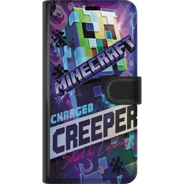 Kompatibel Tegnebogsetui til Samsung Galaxy S9 Minecraft