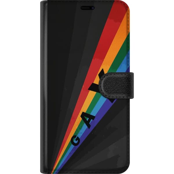 Kompatibel Tegnebogsetui til Apple iPhone 14 Plus Gay regnbåge