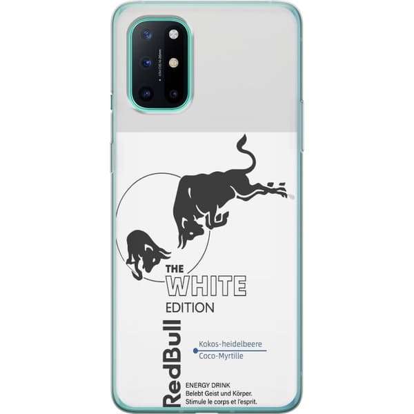Kompatibelt Mobildeksel til OnePlus 8T Moderne Red Bull White Edition design