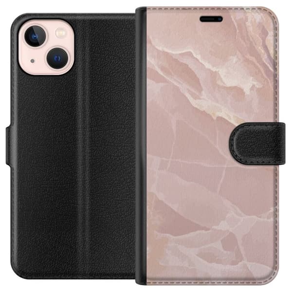 Kompatibelt Lommeboketui til Apple iPhone 13 mini Marmor
