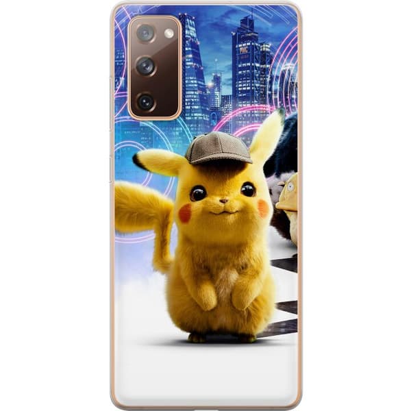 Kompatibelt Mobilskal till Samsung Galaxy S20 FE Detective Pikachu - Pikachu