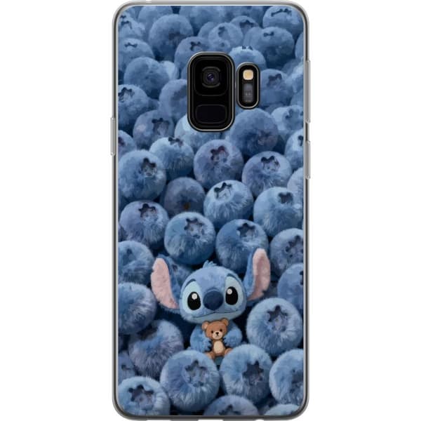 Kompatibelt Mobildeksel til Samsung Galaxy S9 Blå figur bland blåbär