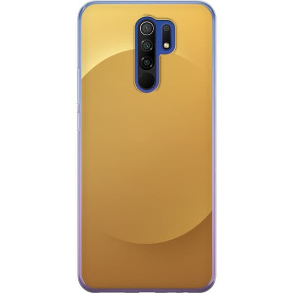 Kompatibelt Mobilskal till Xiaomi Redmi 9 Guld Prick