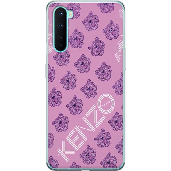 Kompatibelt Mobildeksel til OnePlus Nord Trendy tigermotiv i rosa design