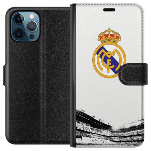 Kompatibelt Plånboksfodral till Apple iPhone 12 Pro Real Madrid