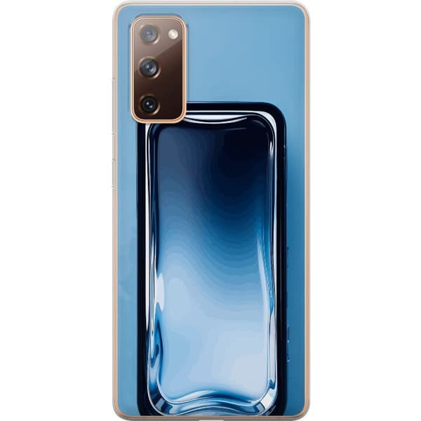 Kompatibel Mobilcover til Samsung Galaxy S20 FE Blå glaseffekt