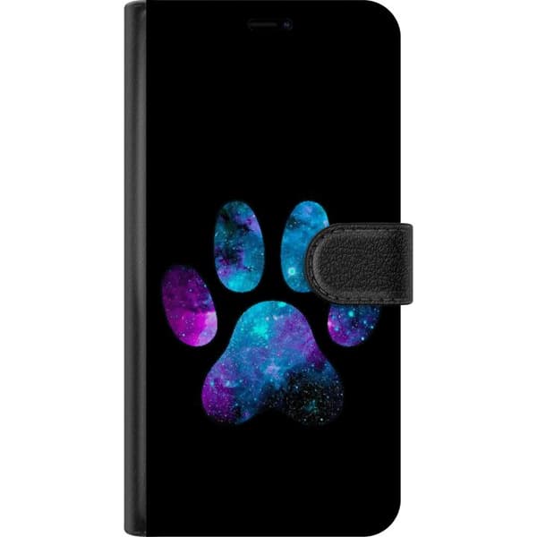 Kompatibelt Plånboksfodral till Apple iPhone 16 Galaxy Paw