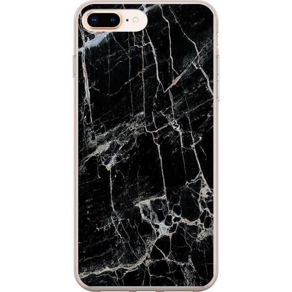 Kompatibelt Mobildeksel til Apple iPhone 8 Plus Svart marmor