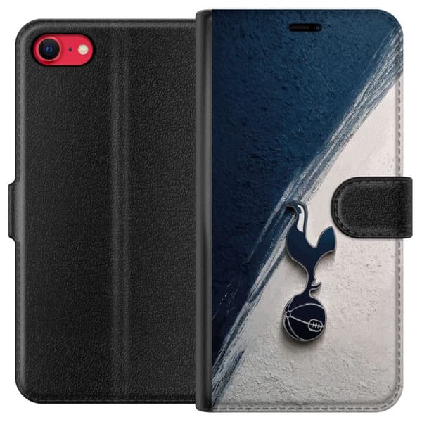 Kompatibel Tegnebogsetui til Apple iPhone 8 Elegant Tottenham Hotspur design til fodboldfans