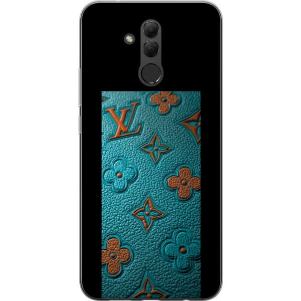 Kompatibelt Mobildeksel til Huawei Mate 20 lite Elegant monogramdesign med preg av lærfølelse