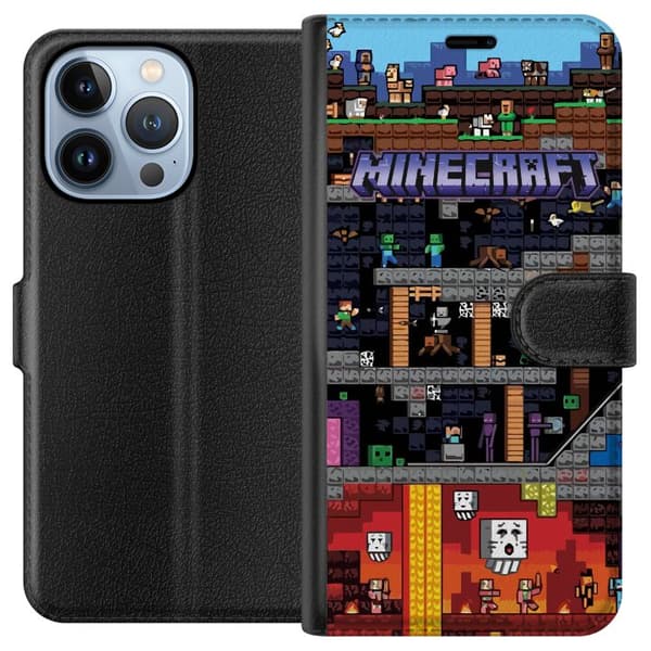 Yhteensopiva Lompakkokotelo Apple iPhone 13 Pro Minecraft