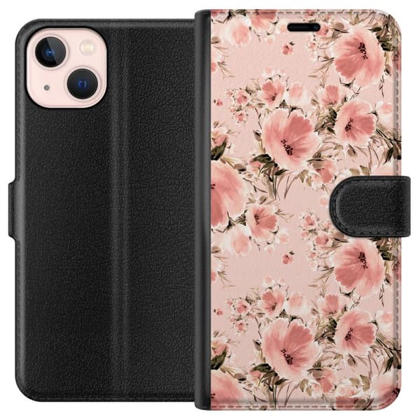 Kompatibelt Plånboksfodral till Apple iPhone 13 mini Blommor