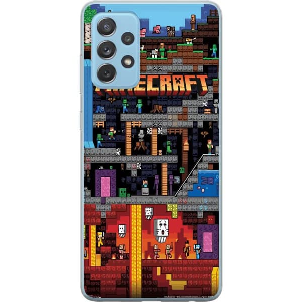 Kompatibelt Mobilskal till Samsung Galaxy A52 5G Minecraft