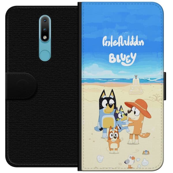 Kompatibelt Lommeboketui til Nokia 2.4 Bluey