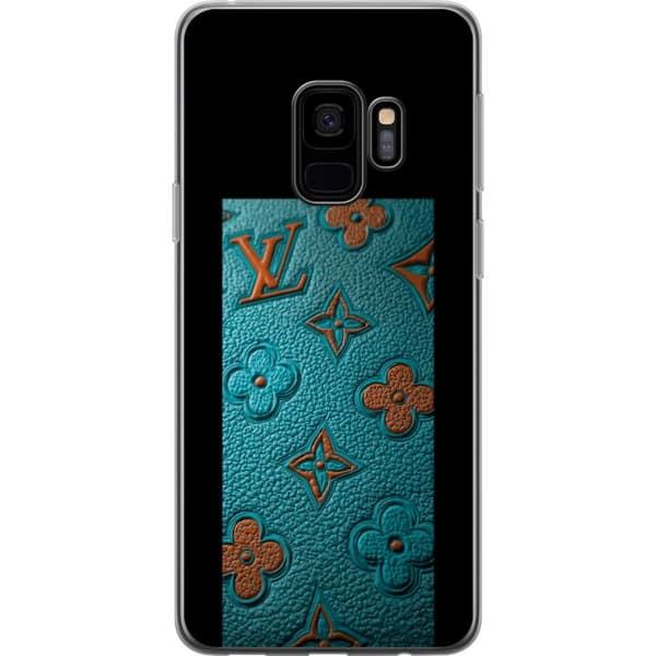 Kompatibelt Mobildeksel til Samsung Galaxy S9 Elegant monogramdesign med preg av lærfølelse