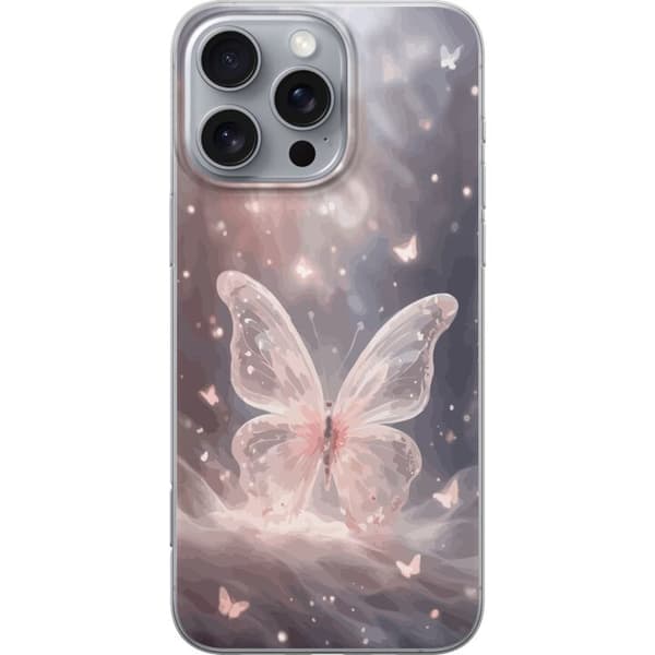 Kompatibelt Mobildeksel til Apple iPhone 16 Pro Max Fjäril