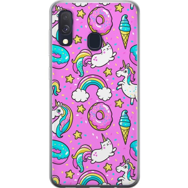 Kompatibelt Mobilskal till Samsung Galaxy A40 Unicorn