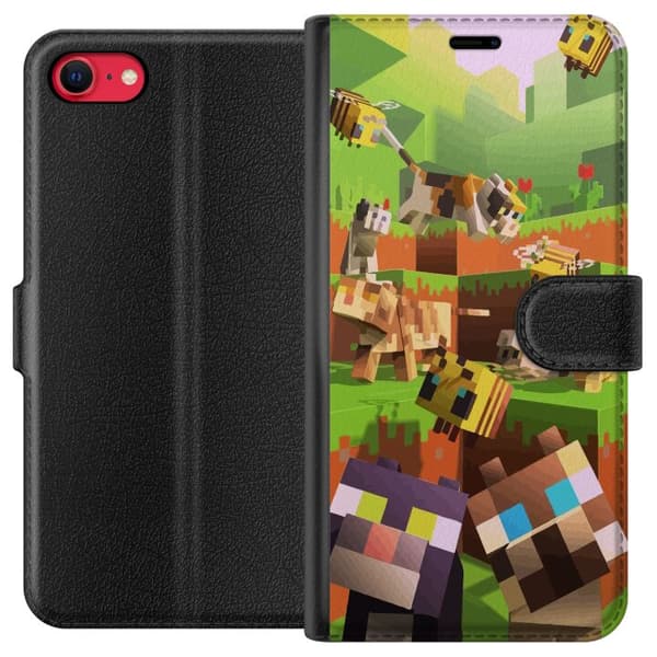 Yhteensopiva Lompakkokotelo Apple iPhone 7 MineCraft
