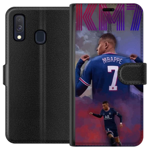 Kompatibelt Plånboksfodral till Samsung Galaxy A40 Kylian Mbappé